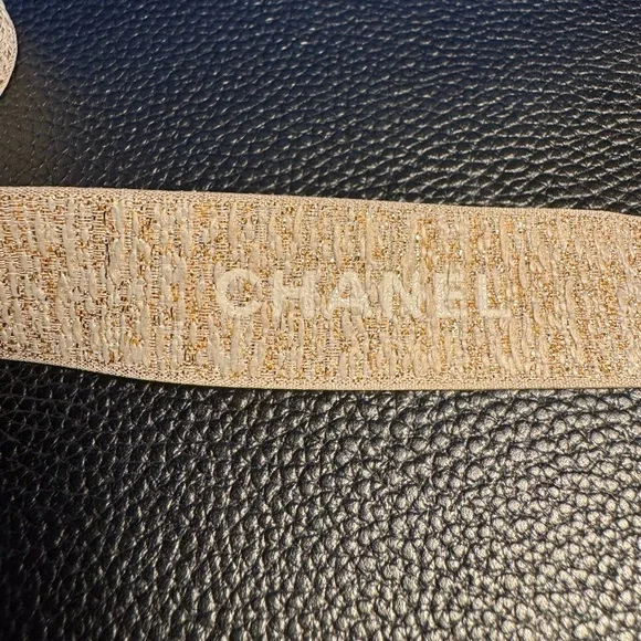 Chanel Shimmering Gold Ribbon - Picture 3 of 3